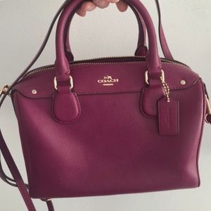 Coach Burgundy Hand/Crossbody Bag